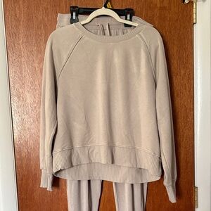 Casual Beige Lounge Set